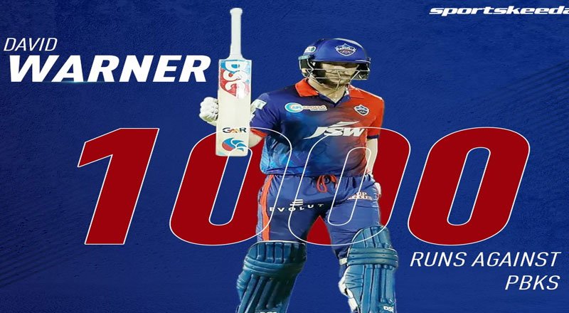 DC vs PBKS: David Warner joins Rohit Sharma in exclusive IPL club after completing 1000 runs against Punjab