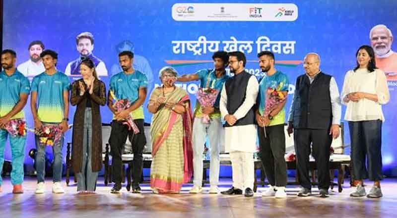 Shri Anurag Singh Thakur launches National Sports Federations portal on the National Sports Day