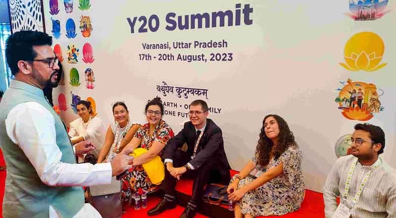 The Youth 20 (Y20) Summit concludes successfully today in Varanasi, Uttar Pradesh
