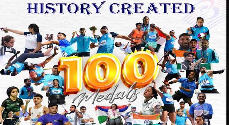 PM delighted as India's medal tally reaches historic 100 at Asian Para Games