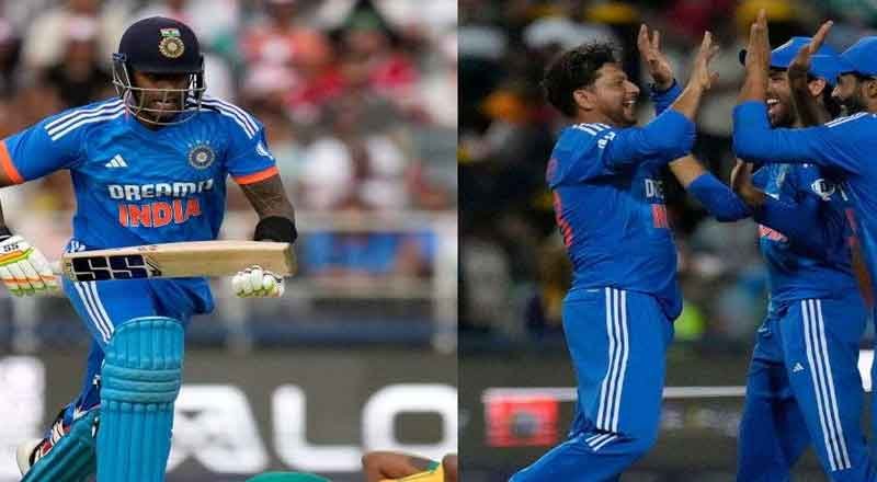 Suryakumar Yadav, Kuldeep star in big win in 3rd T20I; help India level series with South Africa 1-1