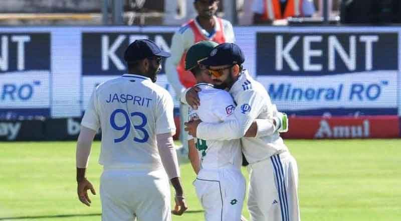 Warm hugs galore as Indian players bid farewell to outgoing South African Test stalwart Dean Elgar
