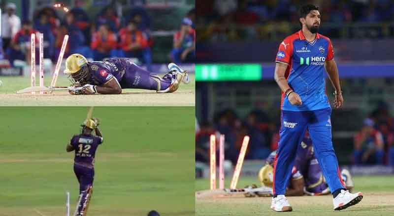 "Andre Russell Flattened by Ishant Sharma's Toe-Crushing Yorker, Praises Delhi Capitals Pacer's Skill"