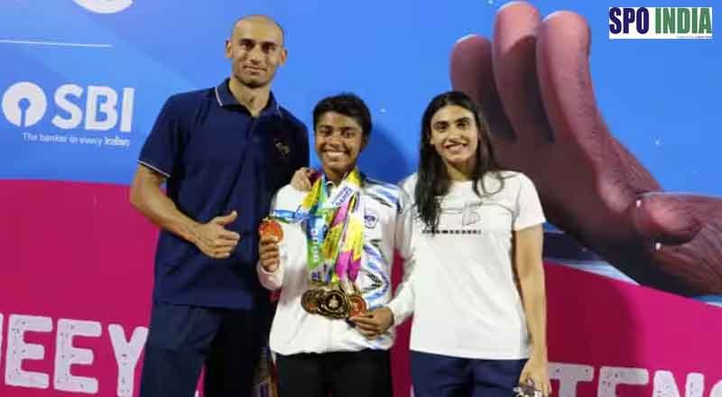 Likith SP and Dhinidhi Desinghu Clinch Bronze Medals at Singapore National Swimming 2024