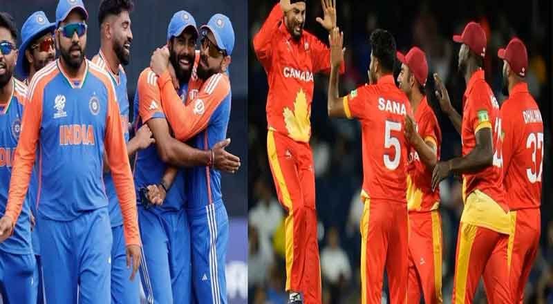 T20 World Cup progresses, the match between India and Canada Today