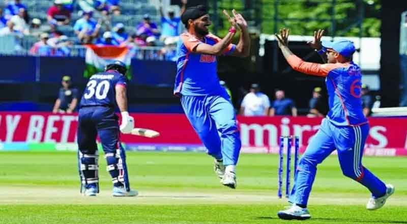 India beat USA by seven wickets in New York T20 WC