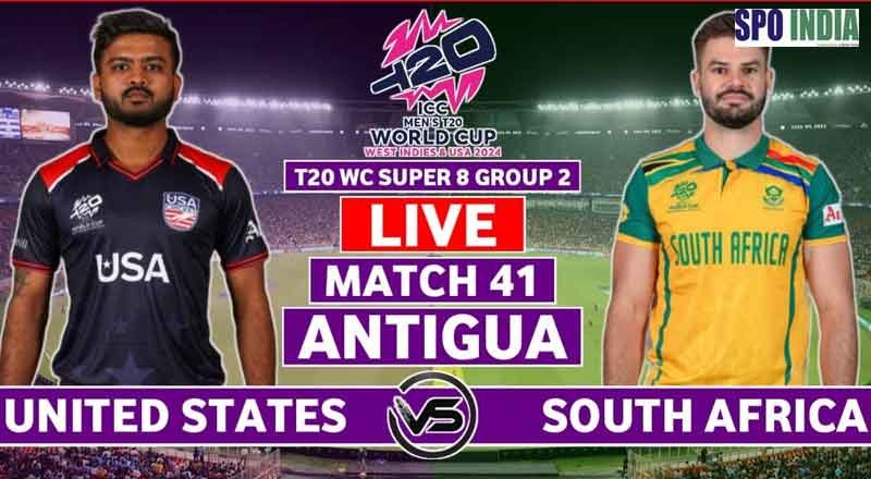 ICC Men’s T20 World Cup 2024: South Africa Triumphs Over USA in Super 8 Match